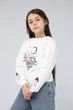 Світшот для дівчинки YUKI молочний 128 ЦБ-00284926 - изображение 3