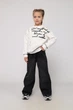 Джинси для дівчинки YUKI wide leg темно-сірий 128 ЦБ-00286567 - изображение 2