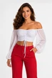 Кофта женская белого цвета Fashion размер 42-44 (217968) - изображение 1