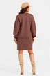 Платье женское однотонное шоколадного цвета Fashion размер 44-46 (217897) - изображение 3