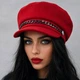 Женская кепка BARS "C цепочкой" One Size красный - изображение 1