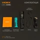 Фонарик ручной Videx 4000Lm аккумуляторный 4000 мАч USB Type-C 20 Вт мощный профессиональный для походов и работы с влагозащитой IP68 металлический корпус - изображение 10