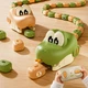 Интерактивная игра на 2их радиоуправляемые змейки с магнитными блоками 2 шт | Детская игрушка на пульте управления Крокодил-Змея, собирающая блоки - изображение 1