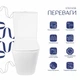Напольный унитаз Qtap Tern Ultra Quiet безободочный с сиденьем Soft-Close QT17222175AUQ1W Белый, компактный, белый - изображение 3