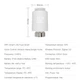 Умная термостатическая головка AVATTO TRV06 ZigBee 3.0 Tuya Smart для радиатора M30×1.5, Alexa Google Home - изображение 7
