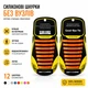 Шнурки для взуття FASTLACES L12 еластичні без зав'язування помаранчевий (Orange) - зображення 2