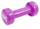 Гантель вінілова PowerPlay 4125 Achilles Вага: 0.5 кг. Рожева (1 шт.) (PP_PP_4125_0.5kg) - зображення 1