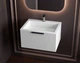 Тумба подвесная Status Vista 60, с умывальником Aria Low 60 - изображение 5