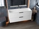 Тумба подвесная Status Aqua 120, с умывальником Aria Low 120 - изображение 1