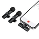 Беспроводная микрофонная система BOROFONE BFK16A dual-mic Lightning черная ABS-пластик - изображение 3