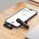 Беспроводной петличный микрофон HOCO L20 Fair Lightning ABS-пластик черный - изображение 8