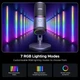 Микрофон настольный UGREEN CM769 USB-A кардиоидный с RGB подсветкой темно-серый - изображение 7