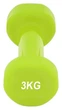 Гантель вінілова PowerPlay 4125 Achilles 3 кг. Зелена (1шт.) (PP_PP_4125_3kg) - зображення 4