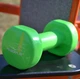 Гантель вінілова PowerPlay 4125 Achilles 3 кг. Зелена (1шт.) (PP_PP_4125_3kg) - зображення 6