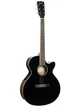 Электроакустическая гитара Cort Exotic-SFX Ash (Black Gloss) - изображение 1