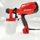Краскораспылитель Einhell 500 Вт для дерева с регулировкой факела 1 л 0 55 л мин электрический профессиональный инструмент для покраски - изображение 4