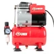 Компресор поршневий Intertool 300 Вт 45 л хв безмасляний з ресивером 3 л для шиномонтажу та аерографії з автоматичним захистом та регулятором - зображення 2