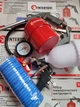 Набір пневматичного інструменту Intertool 5 одиниць для компресора фарбопульт з соплом 1 5 мм продувний пістолет для підкачування шин та шланг 5 метрів професійний комплект для автомайстерні - зображення 3