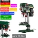 Свердлильний верстат Parkside PTBM 400 A1 вертикальний настільний 400 Вт 5 швидкостей 600 2650 об хв з двома лазерами лещатами та захисним екраном для точного свердління металу деревини та пластику професійний інструмент для майстерні - зображення 1