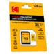 Карта памяти Kodak microSDHC 128GB UHS-I U3 V30 A1 Class 10 до 100MB/s + SD адаптер для телефона, камеры, дрона - изображение 1