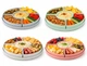 Набор тарелок для подачи закусок из меламина розовый 29 см 6 элементов Serving Platter - изображение 4