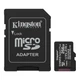 Карта памяти MicroSDXC 256GB UHS-I Class 10 Kingston Canvas Select Plus R150MB/s + SD-адаптер (SDCS3/256GB) - зображення 1