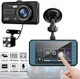 Автомобільний відеореєстратор BT-100 Full HD 1080P з двома камерами, сенсорним екраном 4" та камерою заднього огляду - зображення 3