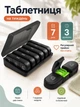 Органайзер для таблеток на 7 днів Чорний (TABL-BLACK) - изображение 1