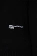 Жіночий чорний вовняний светр oversized rollneck Karl Lagerfeld Jeans M 246J2003 - изображение 3