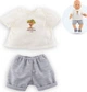 Комплект одягу для ляльки Corolle Little Explorer Сірий 36 см (9000141970) - зображення 2