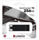 Флеш накопичувач USB 256Gb Kingston DataTraveler 70, Black, Type-C 3.2 Gen 1 (DT70/256GB) - изображение 3