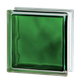 Стеклоблок яркоокрашенный зеленый Brilly Emerald Wave 1919/8 - изображение 1