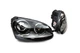 Передние фары с линзой Black (2 шт) для Volkswagen Golf 5 2003-2009 гг - изображение 3
