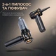 Автомобільний пилосос Suitu ST-6702A Plus 2 в 1 з повітродувкою, 16000 Па, 100 Вт, безщітковий двигун, 3 режими, HEPA-фільтр, Type-C - зображення 2