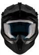Шолом MT MX802B Falcon S Pure, M, Чорний матовий (3080418) - изображение 5