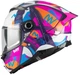 Шолом MT Thunder 4 R SV Pipen, S, Білий глянцевий/Рожевий (3080493) - изображение 4