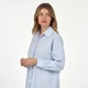 Женская рубашка Ellen голубая XXL - изображение 3