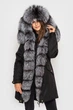 Парка Sifurs з хутром чорнобурки XXL Чорна (М10-90-ЧБ-Ч) - зображення 1