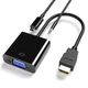 Адаптер HDMI на VGA 20 см з аудіо виходом і живленням Stone перехідник (ST-SC053) - зображення 1