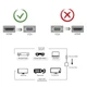 Адаптер HDMI на VGA 20 см з аудіо виходом і живленням Stone перехідник (ST-SC053) - зображення 7
