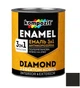 Емаль антикорозійна Kompozit DIAMOND 3в1 коричнева 2,5л - изображение 1