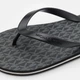 Мужские вьетнамки для пляжа Michael Kors 704031415 43.5 (10US) 28.5 см Черные (1161073472) - изображение 7