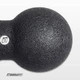 Масажний м'ячик подвійний EasyFit 17 х 8 см чорний (EPP-м'яч для МФР та йоги, м'ячик-масажер для спини, ніг, рук, шиї та стоп) - зображення 4