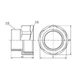 Перехід SD Forte 1" 1/2х1" 1/4 ВН (SF3604032) - зображення 2