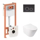 Комплект інсталяція Qtap Nest з панеллю змиву круглою (QT16335178W0133M425M11V1146MB) - изображение 1