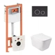 Комплект інсталяція Qtap Nest з панеллю змиву круглою (QT05335170W0133M425M11V1146MB) - изображение 1