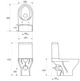 Унітаз-компакт Cersanit 673 Moduo SBTW 011 (K116-035) - зображення 4