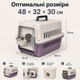 Переноска для кошек и собак до 12 кг 48×32×30 см — вентилируемая, с подвесной миской и мягким внутренним вкладышем KT8002013 - изображение 4