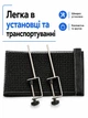 Сетка для настольного тенниса Newt на винтах 150х14х1 см Черная (NE-CM-19) - изображение 3