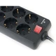Сетевой фильтр питания REAL-EL RS-8 Protect 5m, black - изображение 3